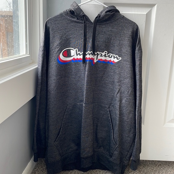 Grey Champion Long-sleeve Hoodie - Picture 1 of 4